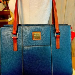 Dooney & Bourke- smaller tote-Navy pebble grain  NWOT Pristine Condition!!!